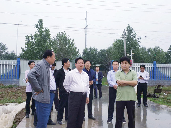 2018年7月19日，縣長(zhǎng)王成宗(中)、開(kāi)發(fā)區(qū)主任候會(huì)